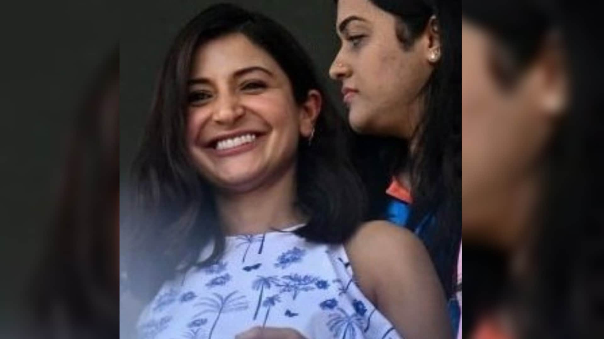 Anushka Sharma at Narendra Modi Stadium for WC 2023 for Ind vs Aus Final Photos went viral on social media