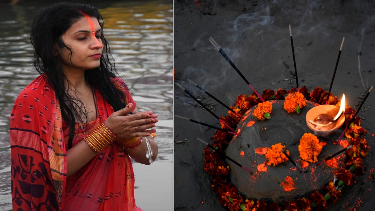 Chhath Puja: 36 hours waterless fast started with Kharna, sugarcane juice kheer