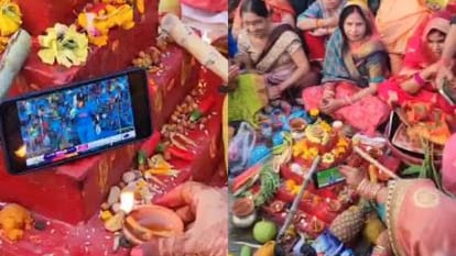 World Cup Final IND vs AUS 2023 Women Devotees Wished For Team India Victory in Final On Chhath Puja