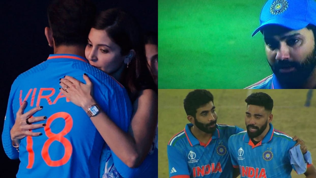 Rohit Sharma and Mohammed Siraj started crying after team india loss in ODI WC 2023 Final