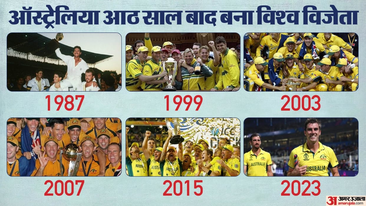 IND vs AUS cwc 2023 Australia became champion for the sixth time by defeating India in the World Cup final