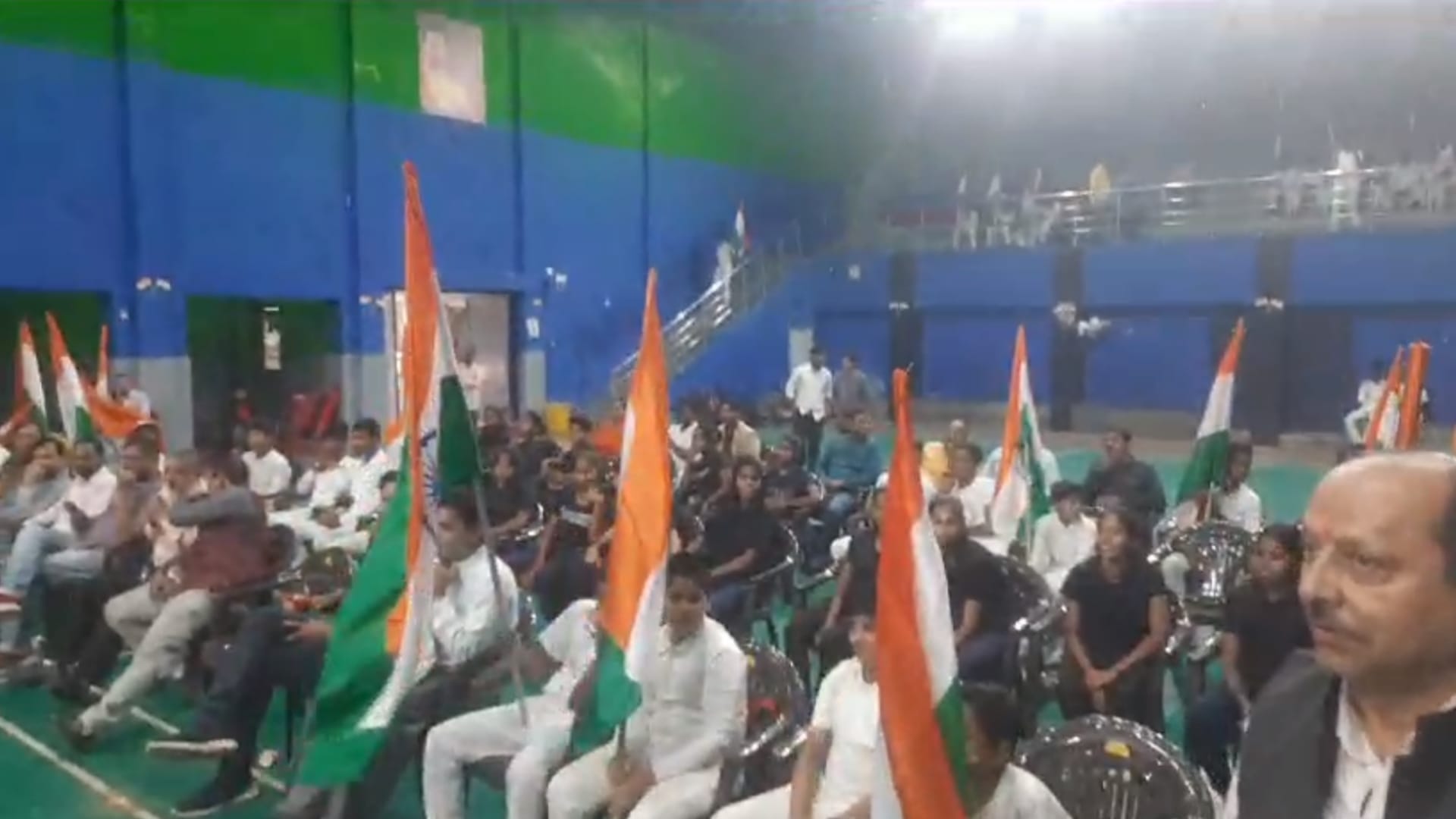 World Cup Final: people are watching game and enjoying in   Lucknow.