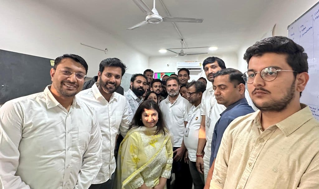 Rajasthan Election 2023 Rahul Gandhi inspects PCC war room in Jaipur