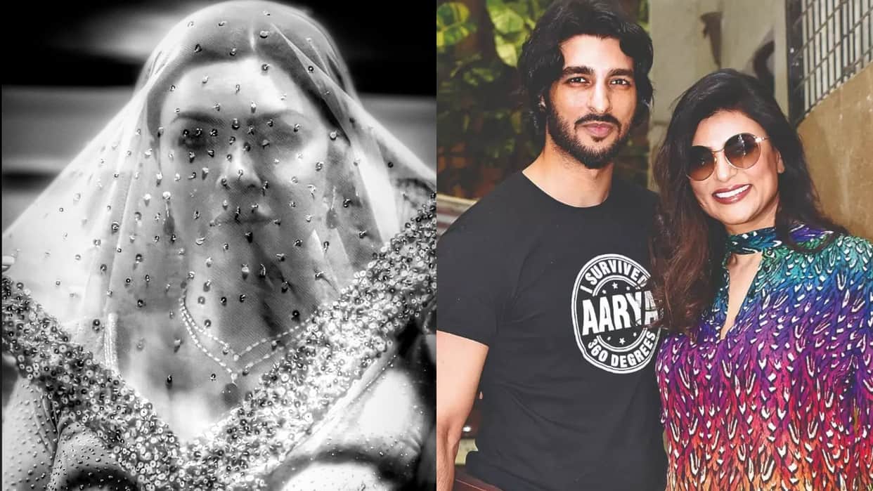 Sushmita Sen Birthday Aarya 3 actress Ex Boyfriend Rohman Shawl shares her photo as bride on birthday see post