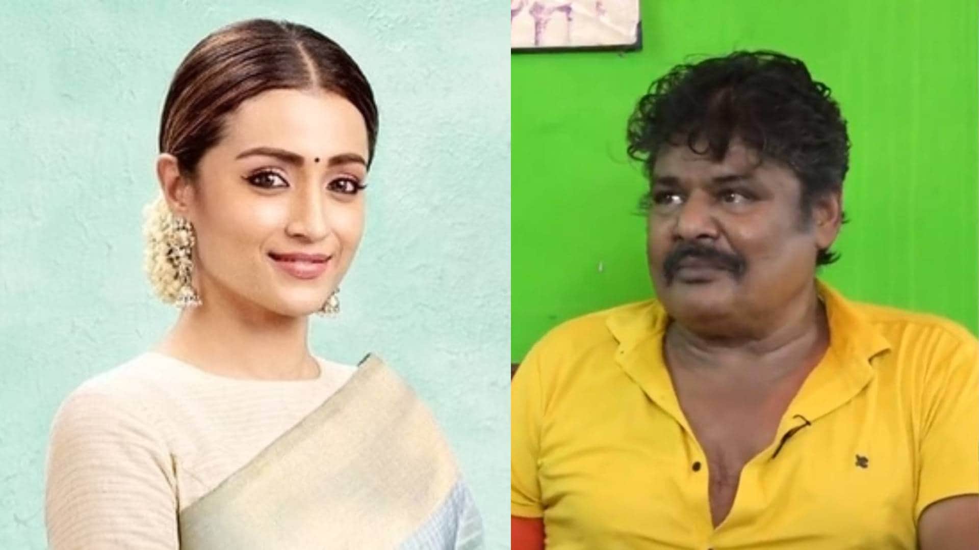 Mansoor Ali Khan refuses to apologise for distasteful comments about Trisha and issue threat to Nadigar Sangam