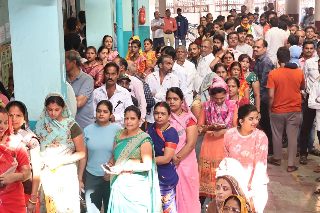 Indore: Voters increased in Indore, but not polling stations, candidates surprised by low turnout in two assem