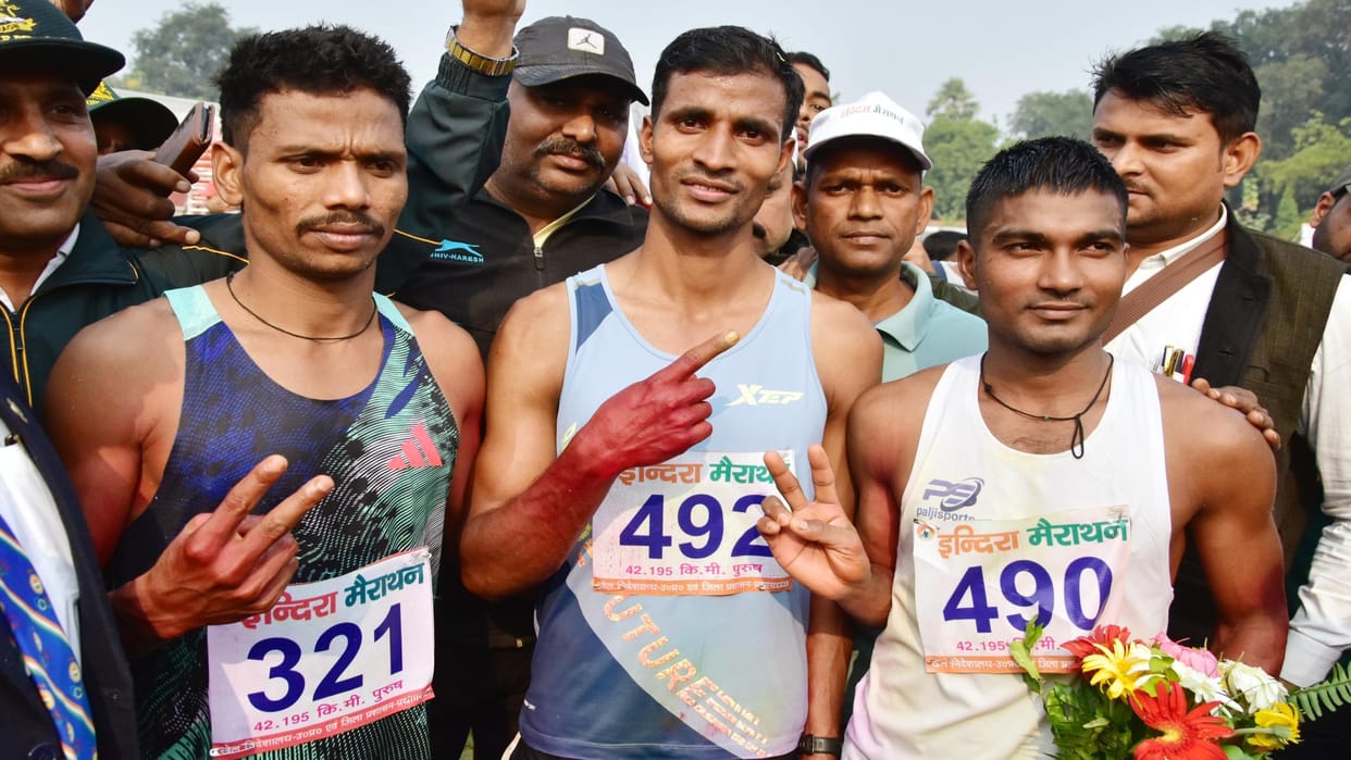 Indira Marathon: Champion Jaswant said, he has run the race for the first time