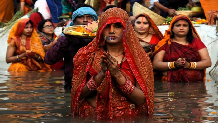 Today the great festival Chhath will end with the offering of Arghya to the rising sun.