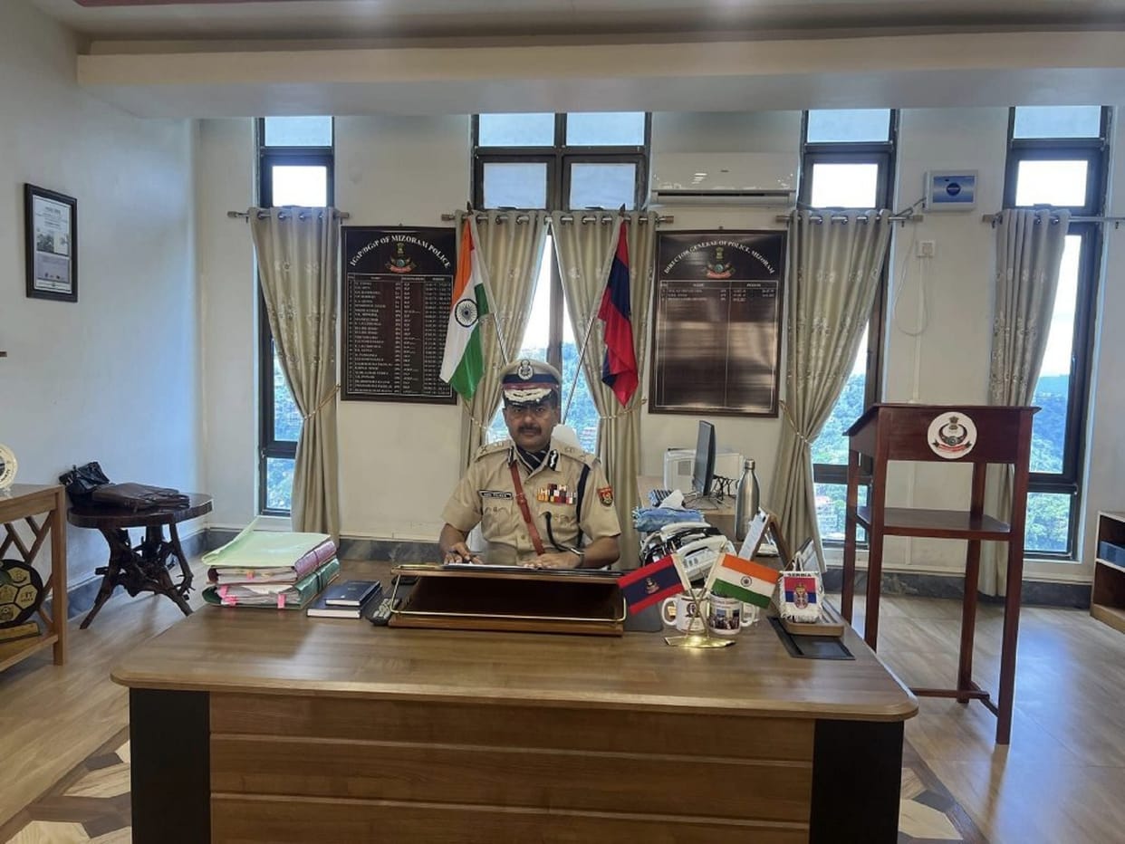 Mizoram police DGP said- situation on India-Myanmar border is tense, but under control