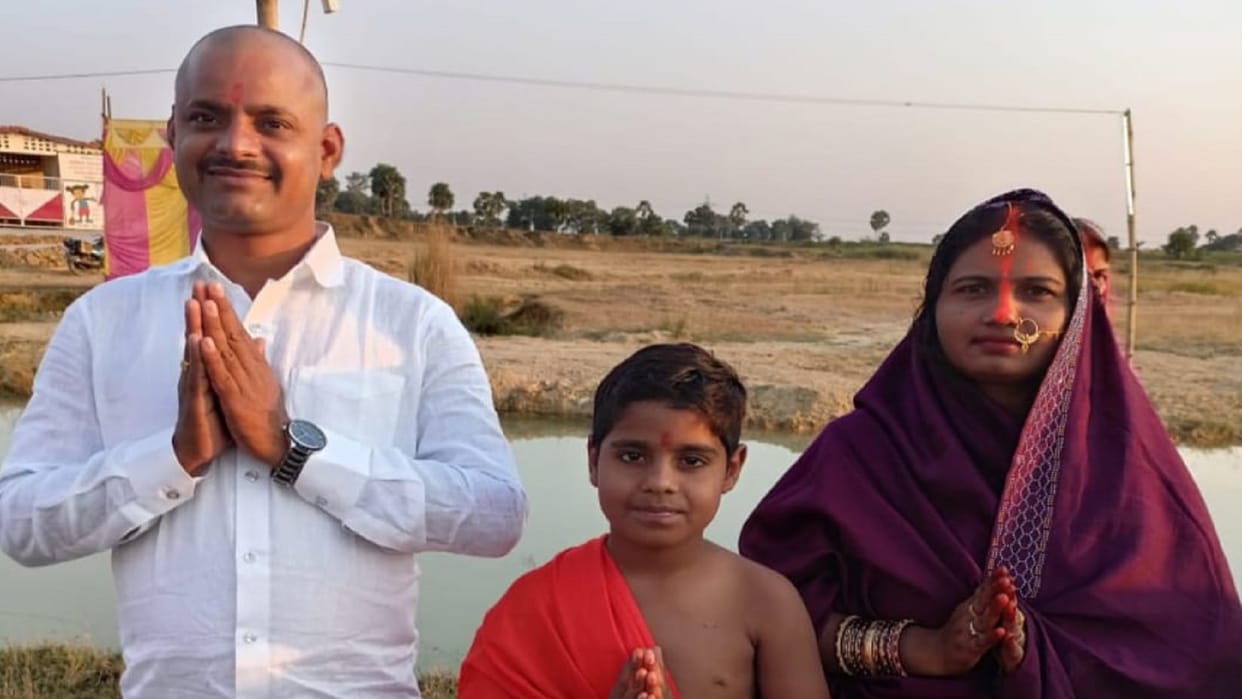 Chhath Puja: 8 year old child observed Chhath fast in Gaya, observed fast without water