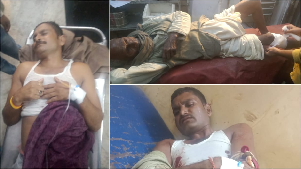 Bihar Police failed to stop crime in vaishali, Criminals shot three people over dispute over bursting crackers