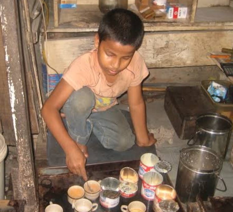 Darkness of illiteracy in the lives of thousands of children, families are surviving by becoming child labours