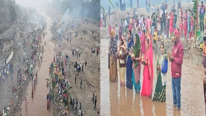 Solan News: बीबीएन में छठ पूजा संपन्न, हजारों लोगों ने खोला 36 घंटे का उपवास Chhath Puja 2023 completed in BBN, thousands of people broke 36 hours fast