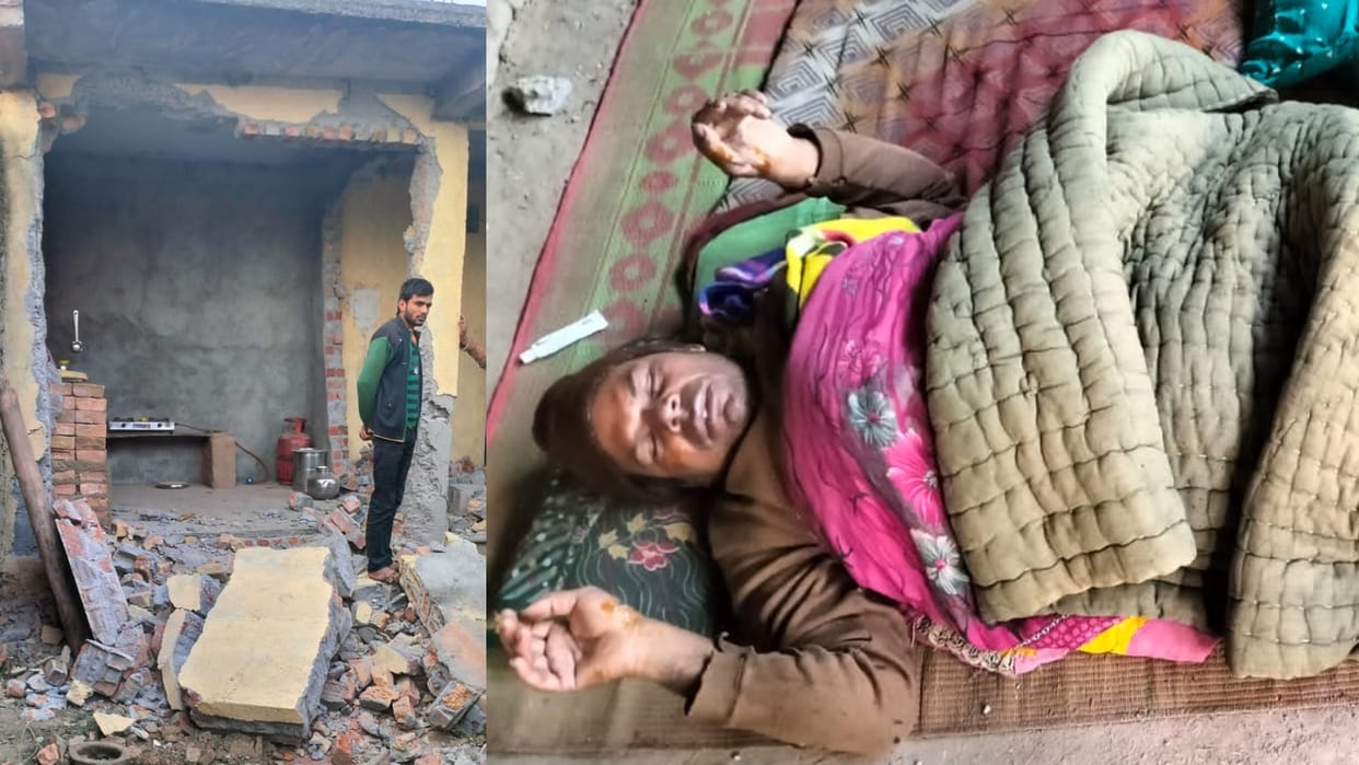 Mandsaur News: Explosion in room due to gas leak, one person burnt