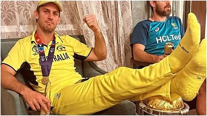 Mitchell Marsh who place feet on World Cup trophy, broke his silence, gave this statement on incident