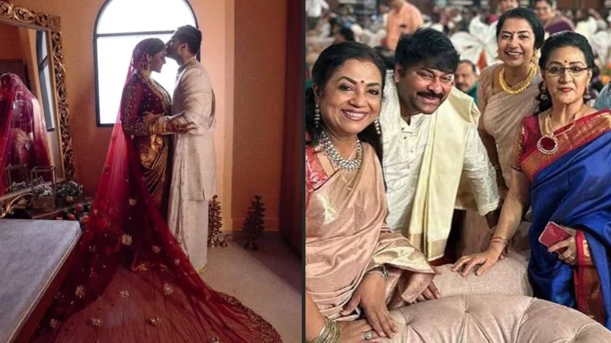 South actress Karthika Nair married Rohit Menon jackie shroff and chiranjeevi photos goes viral