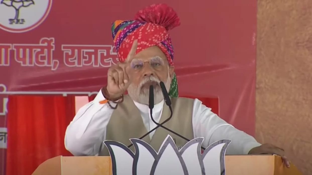 Pm Modi new Tag line on viksit Bharat Sankalp Yatra