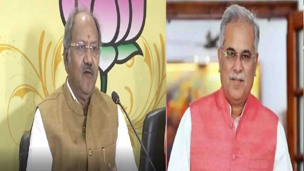 CG chunav 2023: MLA Brijmohan agrwal comment on Bhupesh baghel and CG congress