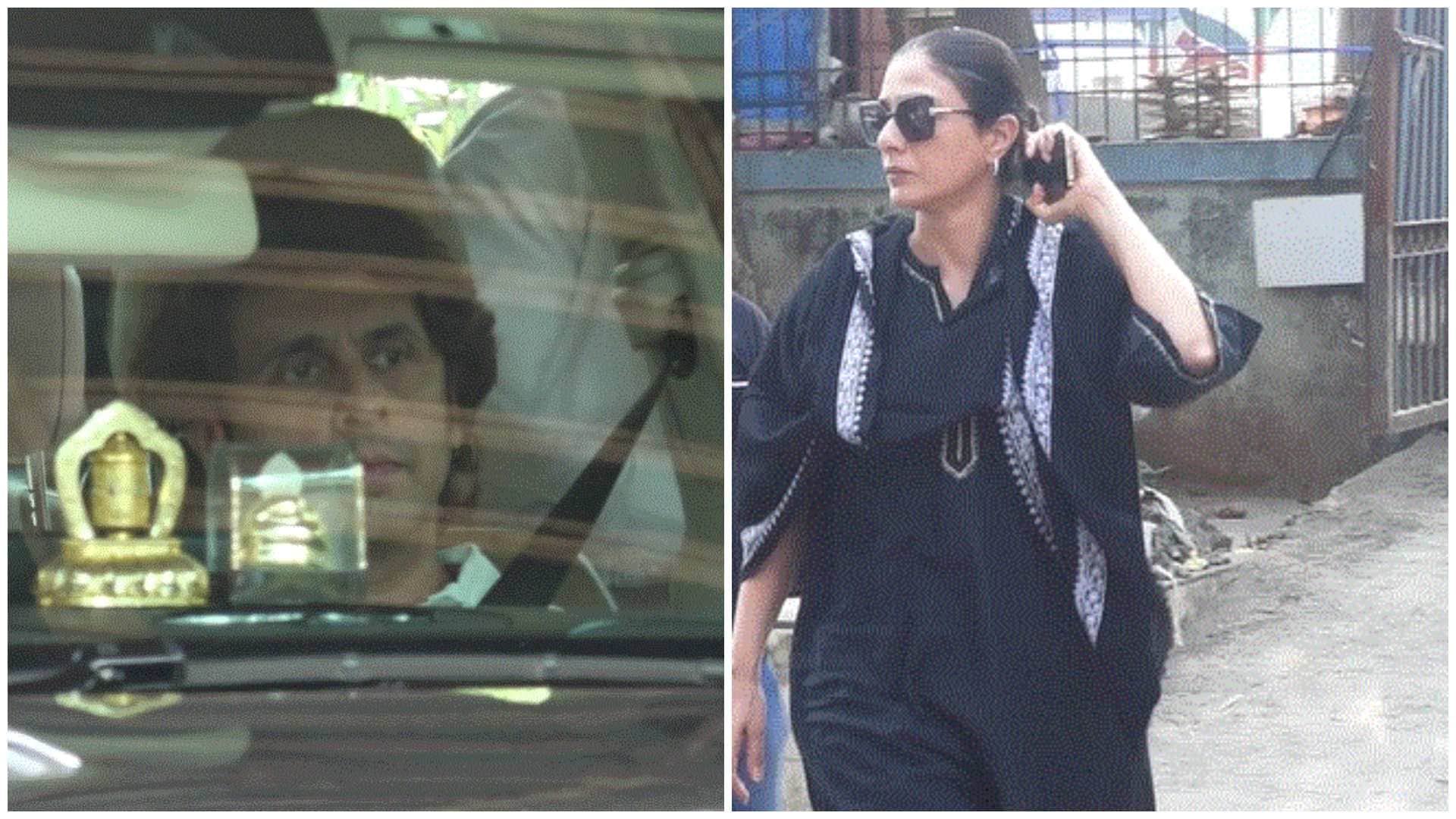 sonu nigam tabu rani mukerji And other stars at the funeral Of Sanjay Gadhvi