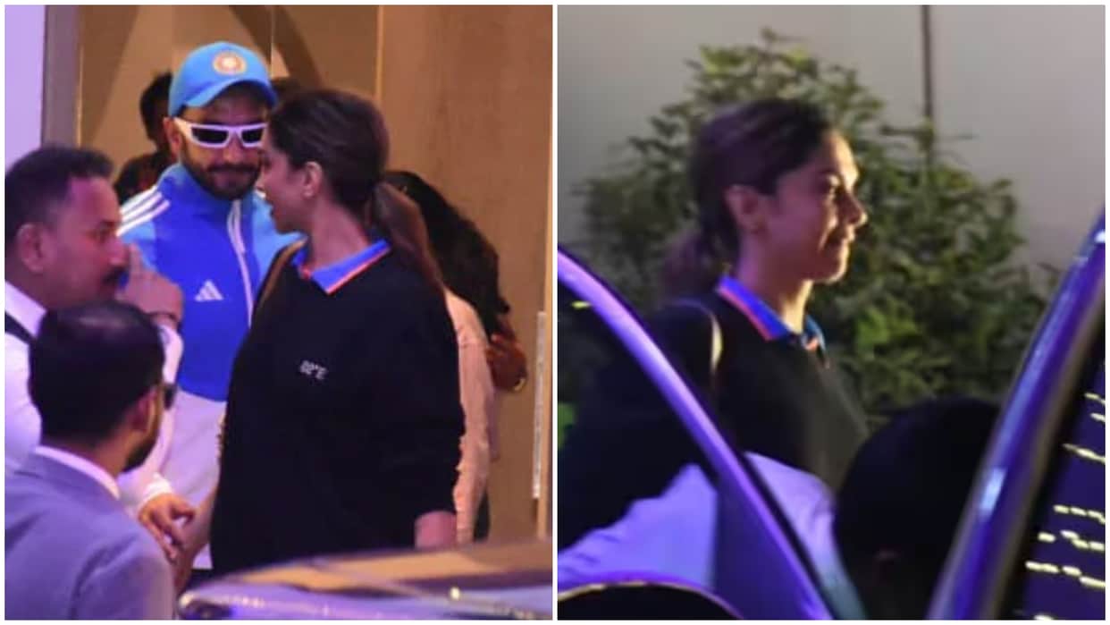 Jawan Fame Deepika Padukone And Ranveer Singh Return to Mumbai After IND VS AUS World Cup 2023 Final