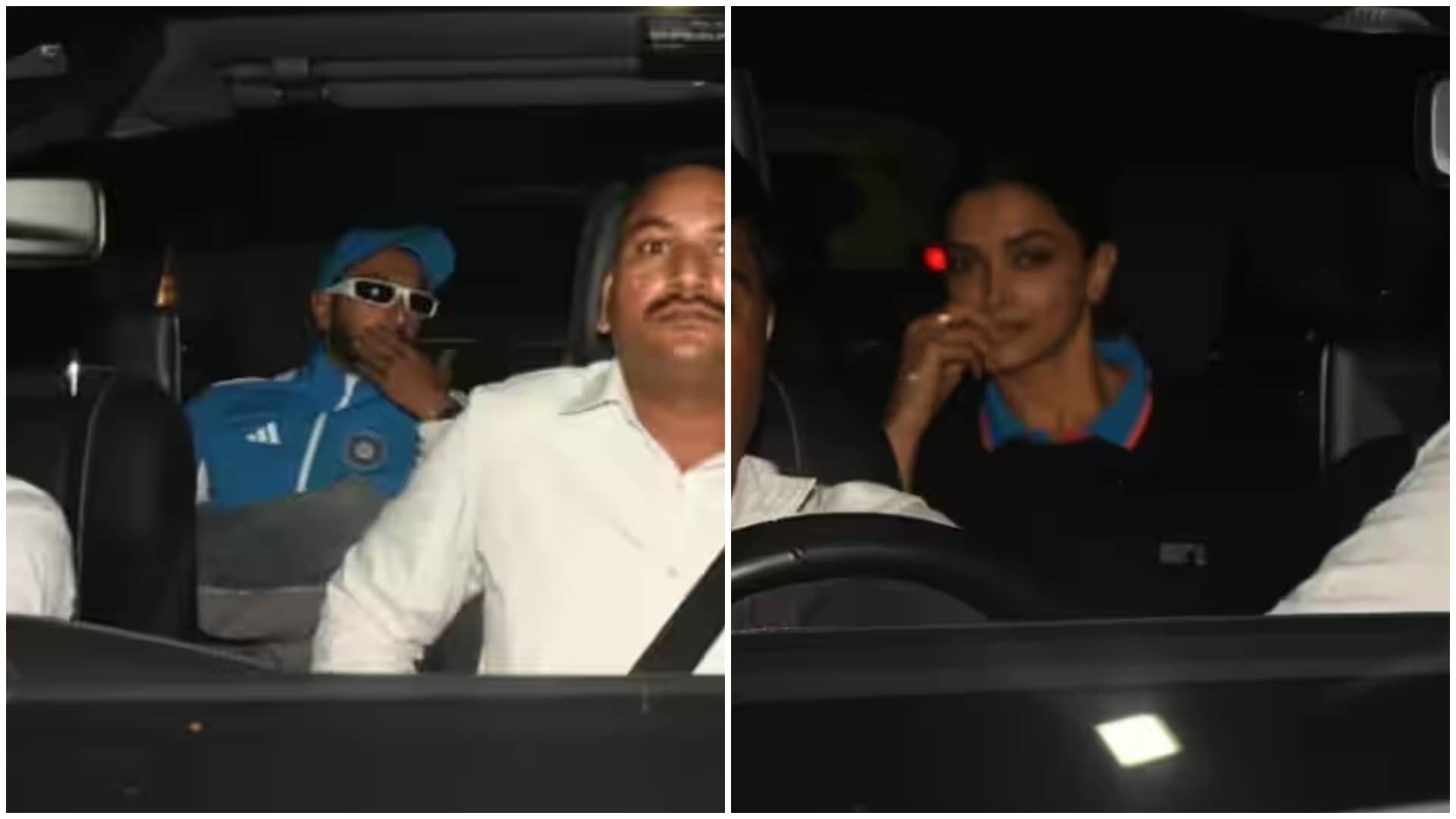 Jawan Fame Deepika Padukone And Ranveer Singh Return to Mumbai After IND VS AUS World Cup 2023 Final