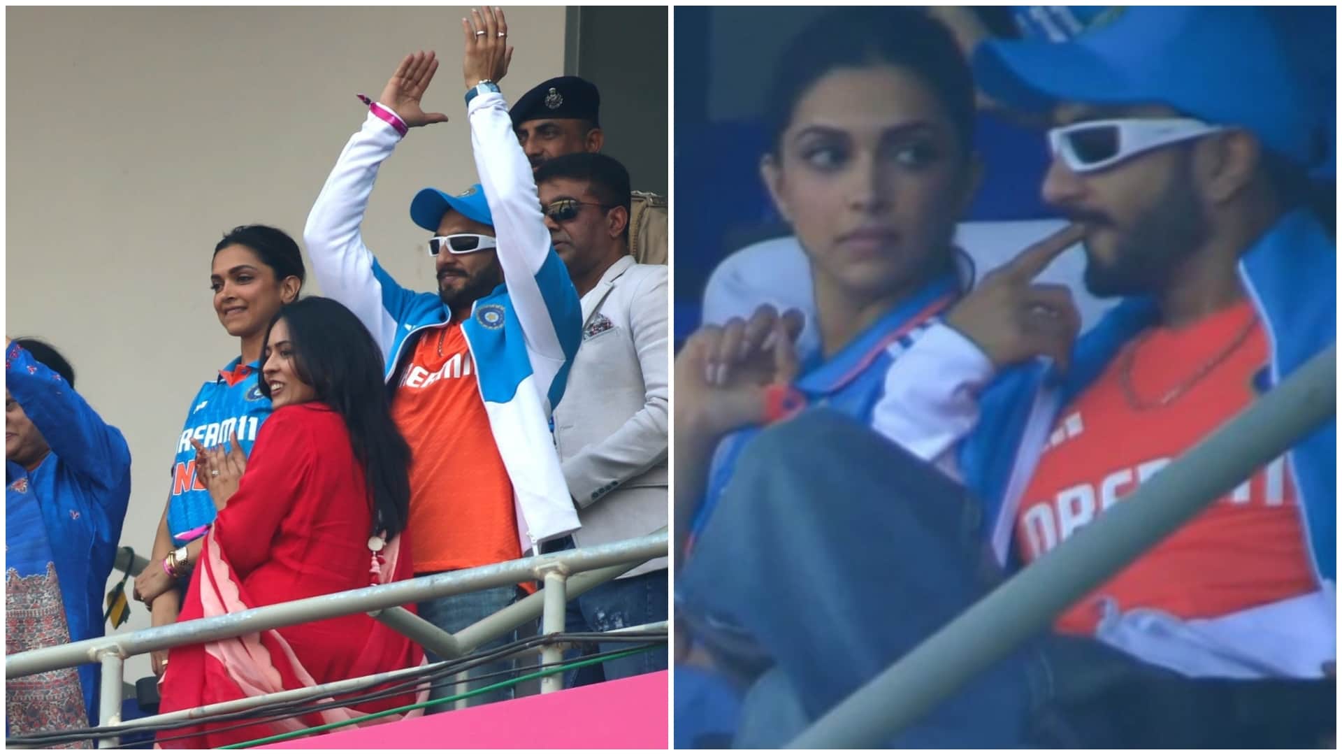Jawan Fame Deepika Padukone And Ranveer Singh Return to Mumbai After IND VS AUS World Cup 2023 Final