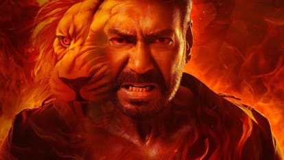 Singham Again: 'सिंघम अगेन' से अजय देवगन का फर्स्ट लुक जारी, शेर की तरह दहाड़ते दिखे अभिनेता Singham Again star Ajay Devgan shares first look from rohit shetty film introducing bajirao singham