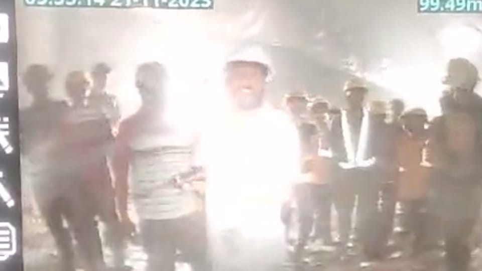 Uttarakashi Tunnel Collapse First Visual of Trapped Workers Through Endoscopic Camera Check Photos