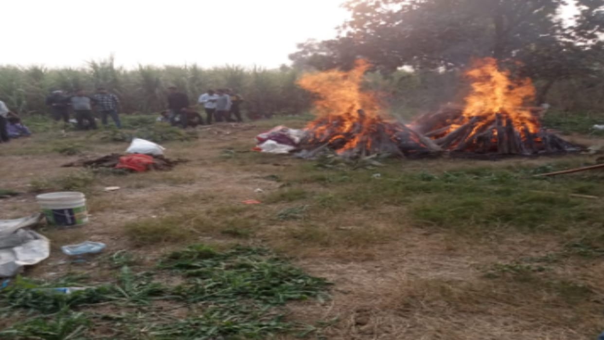 Shamli: son also died after performing last rites of his father and an atmosphere of sorrow in family