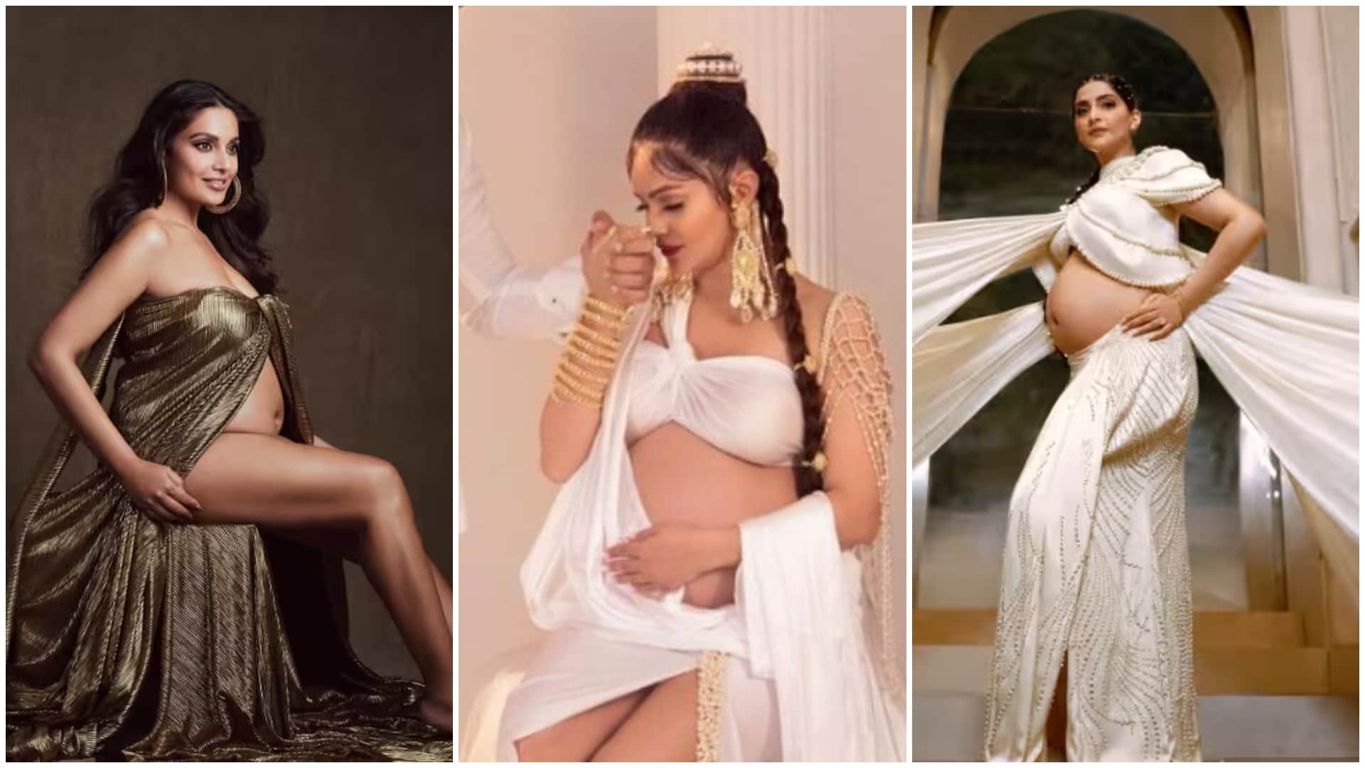 Actresses Have Done Bold Maternity Photoshoot Before Rubina Dilaik Sonam Kapoor Bipasha Basu