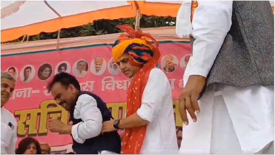 Rajasthan Election 2023 Sachin Pilot addressed meeting of Congress candidate Amar Singh Jatav in Bharatpur