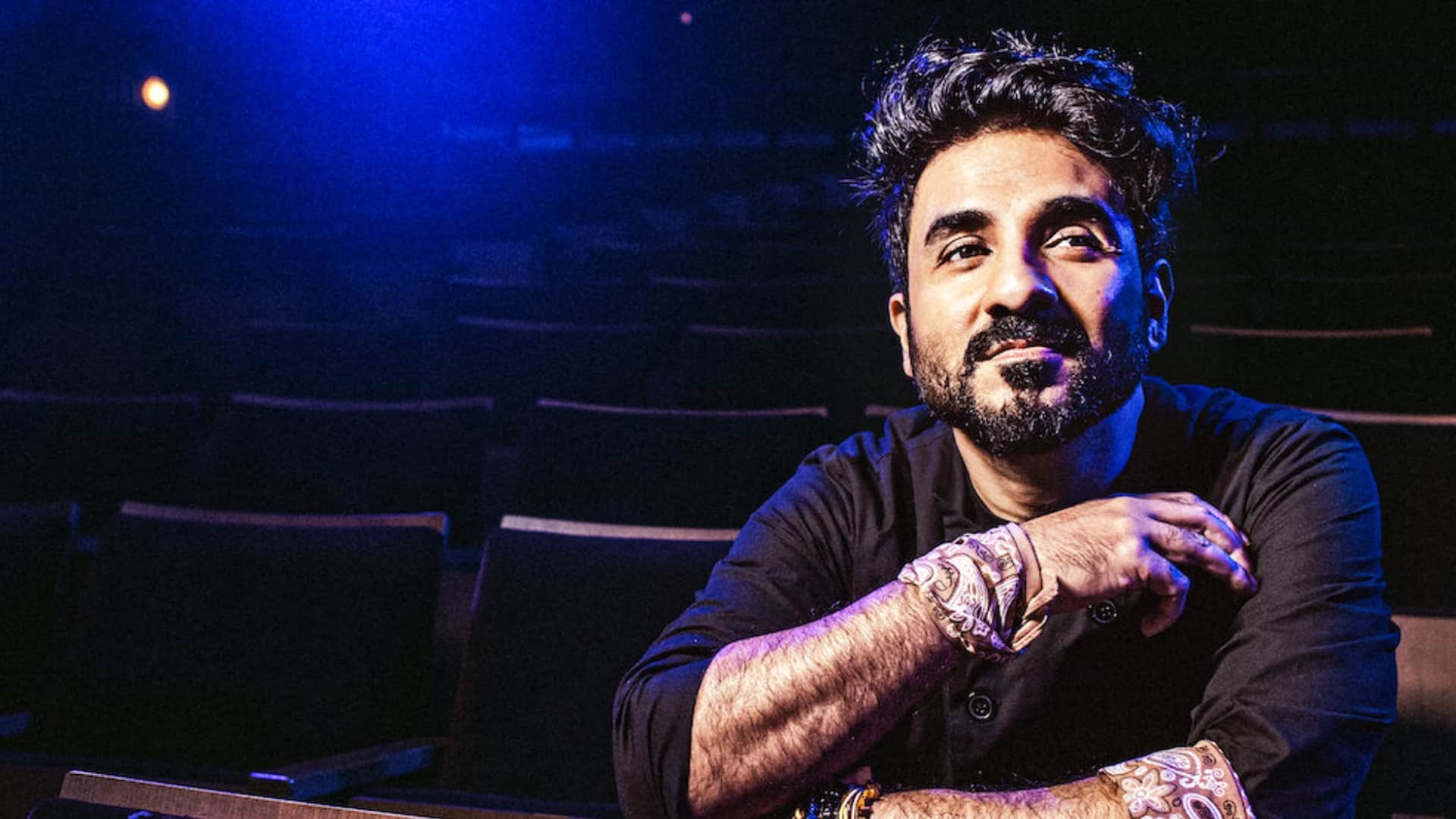 International Emmy Award winner Vir Das poses with Trophy in Dishwasher Stand shared his grounding moment