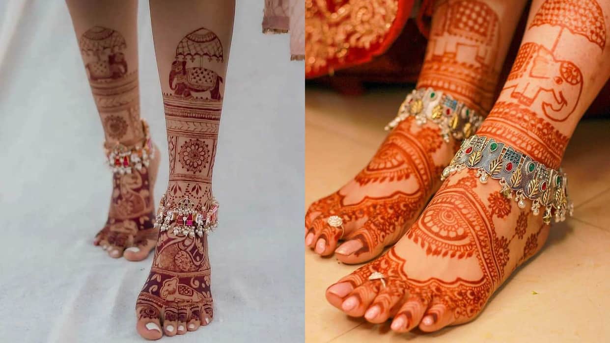 Wedding Fashion trendy payal collection for bride anklet for bride wedding