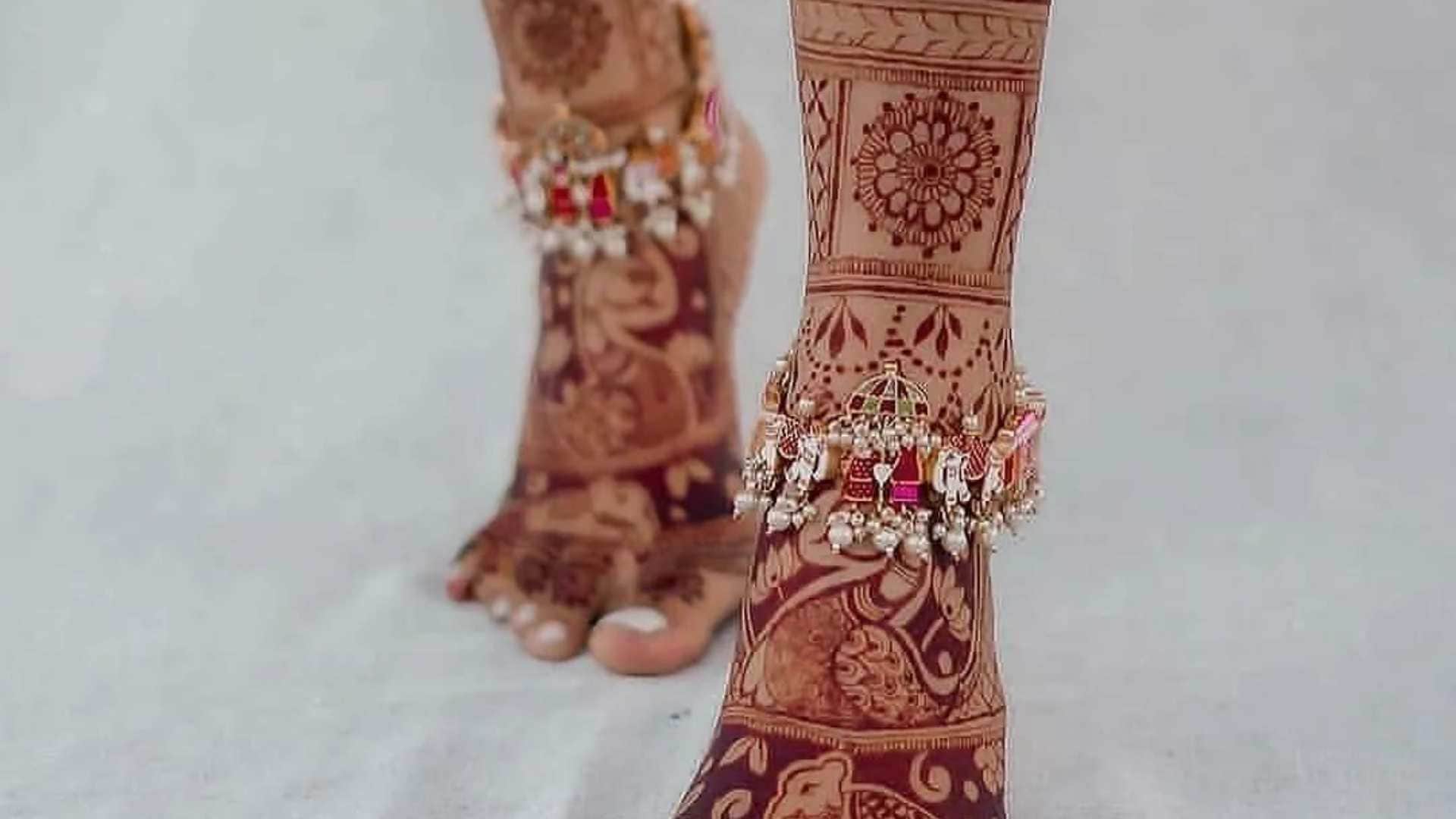 Wedding Fashion trendy payal collection for bride anklet for bride wedding