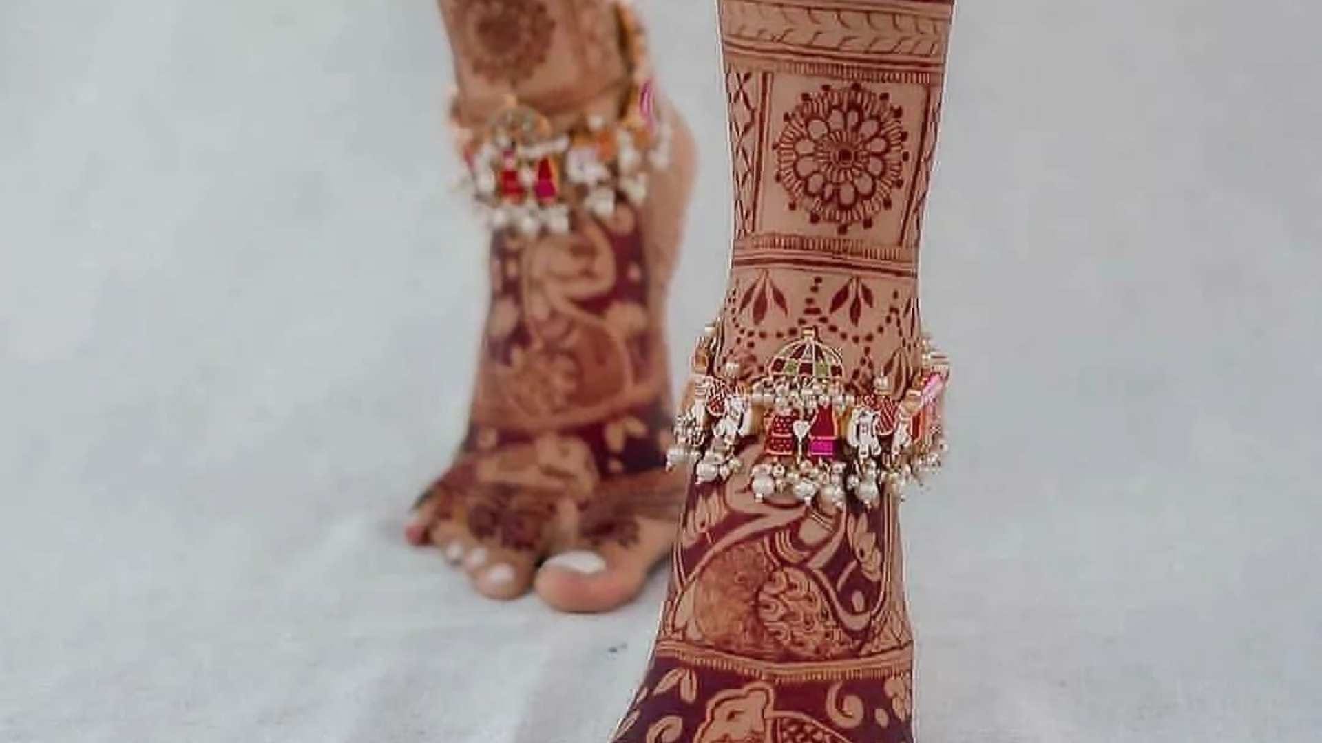 Wedding Fashion trendy payal collection for bride anklet for bride wedding