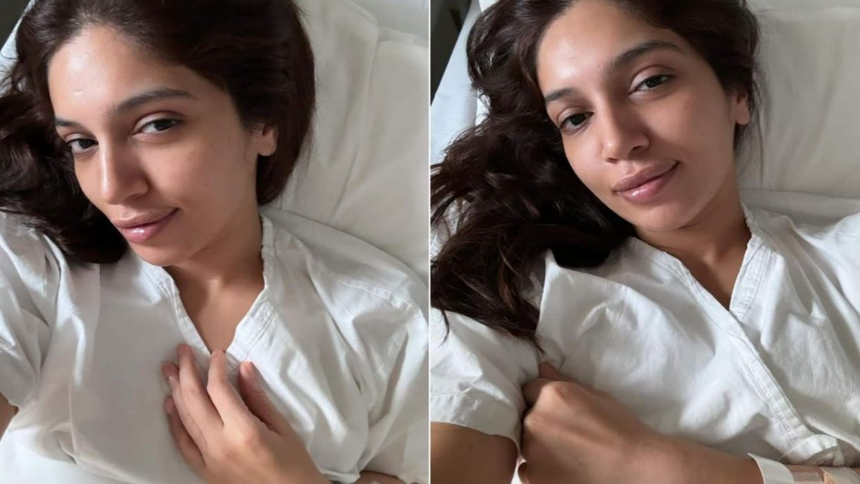 Dengue stricken Bhumi Pednekar Actress shares photos from hospital says Last few days were extremely tough
