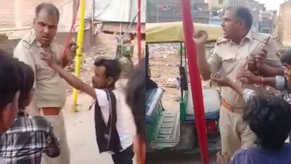 Bihar News : On Duty Bihar Police personnel teased girl student in patna danapur, dragged her into the car