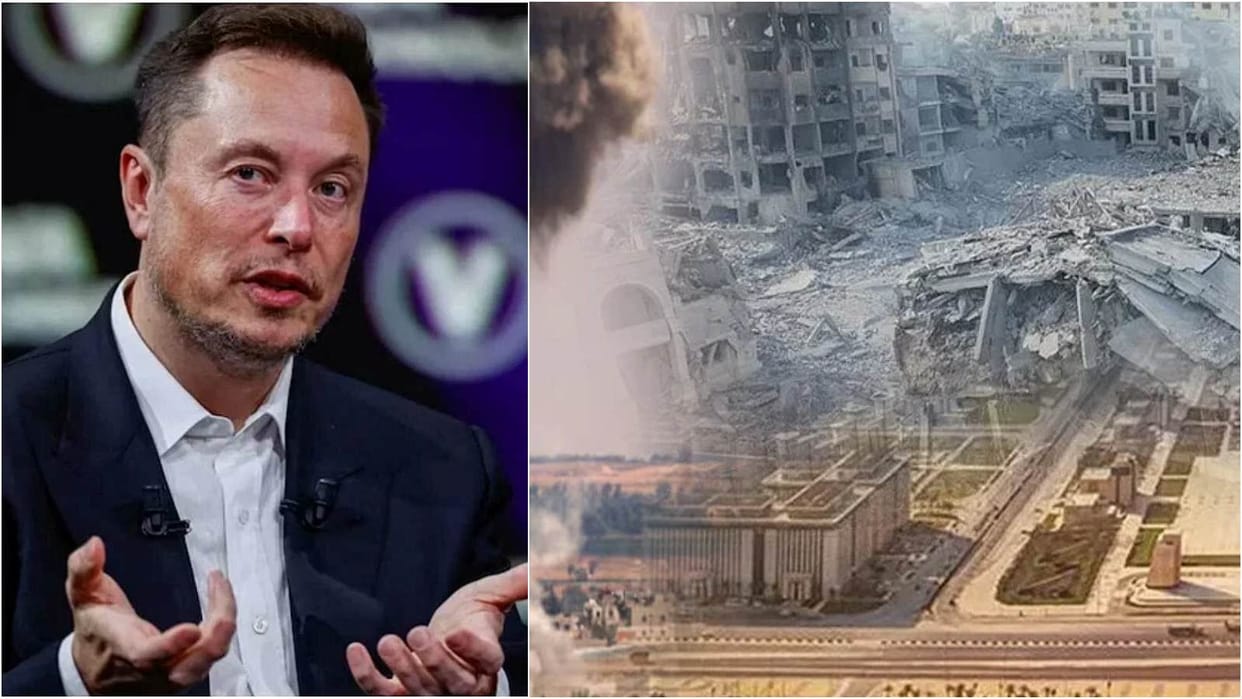 Elon Musk Israel Hamas War Crisis X Ad Revenue Donation Gaza Israel Hospital