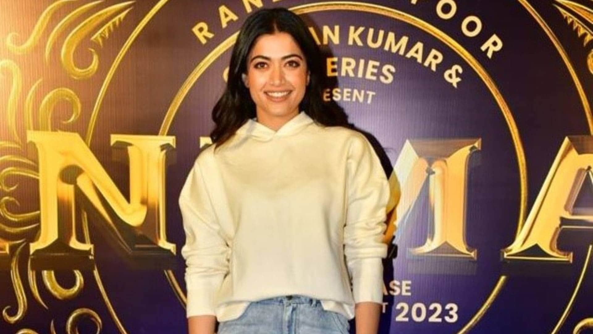 Animal Trailer Preview in Mumbai becomes a rage at t series office Ranbir Kapoor Rashmika Mandana Bobby Deol