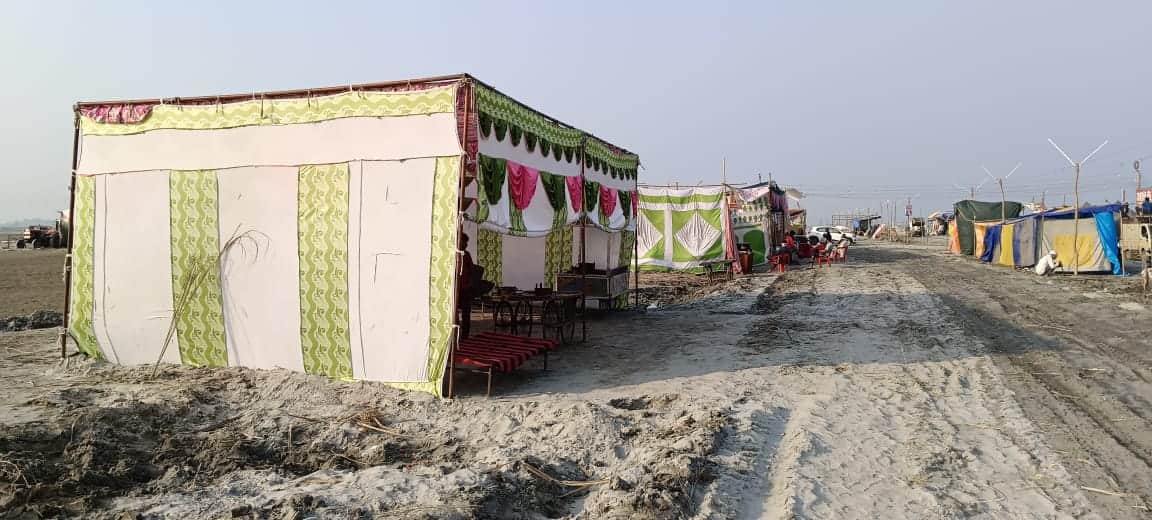 Meerut: A metropolis of tents has settled in Makhdoompur Ganga Fair and many lakhs of devotees will reach