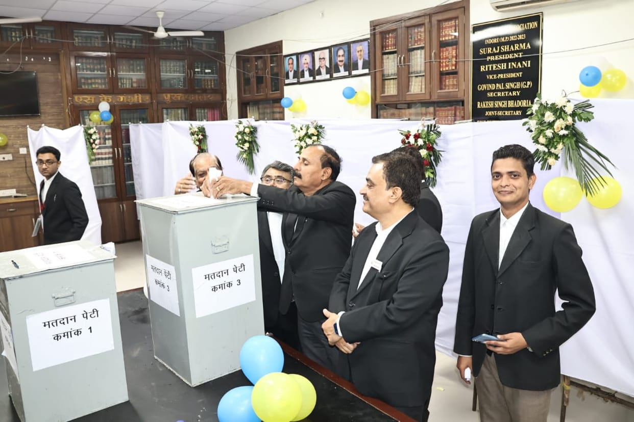 Indore: Indore High Court Bar Association election results declared, Inani becomes president, Gautam secretary