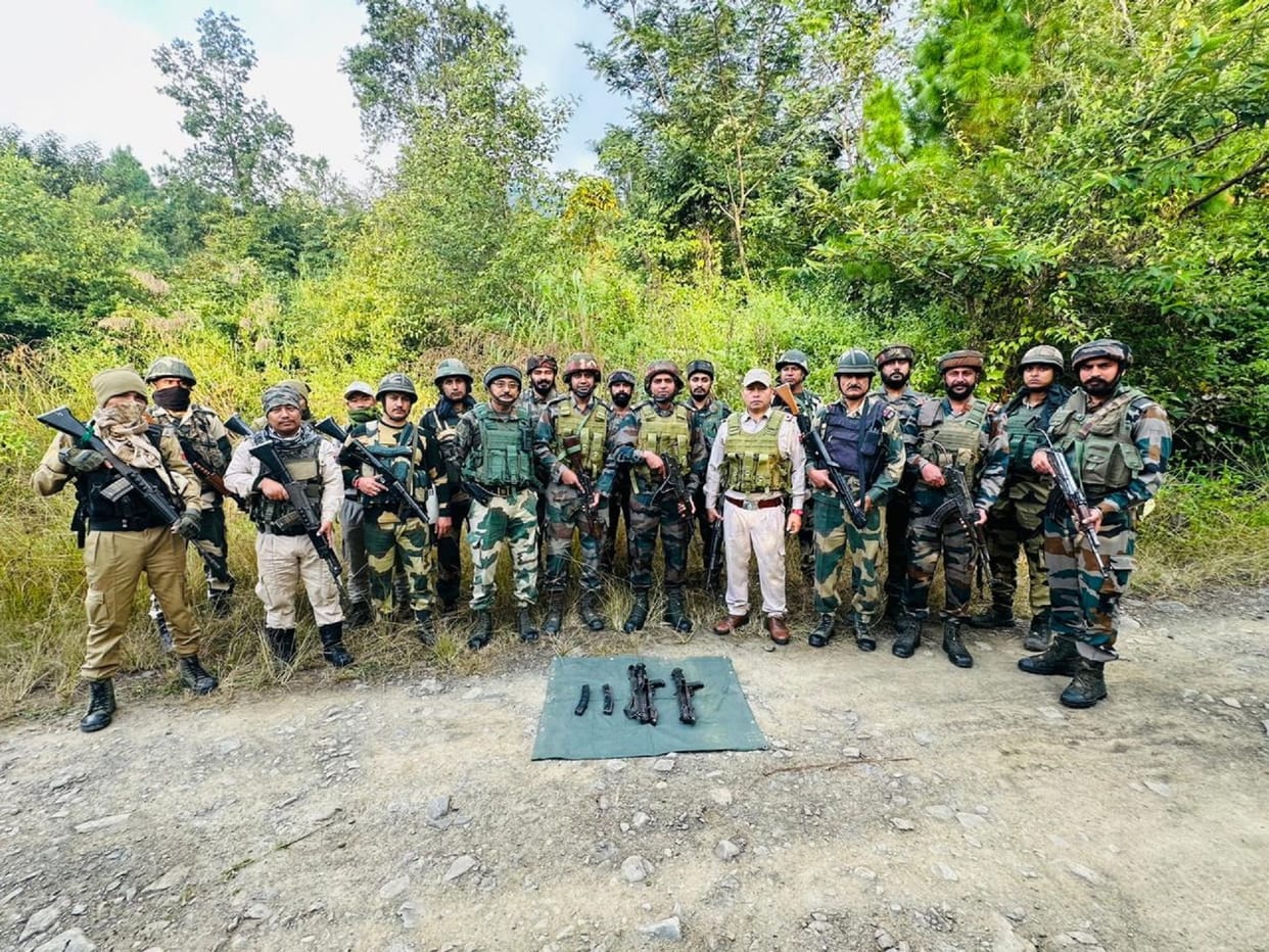 BSF and security forces conducted joint search operation in Churachandpur district of Manipur