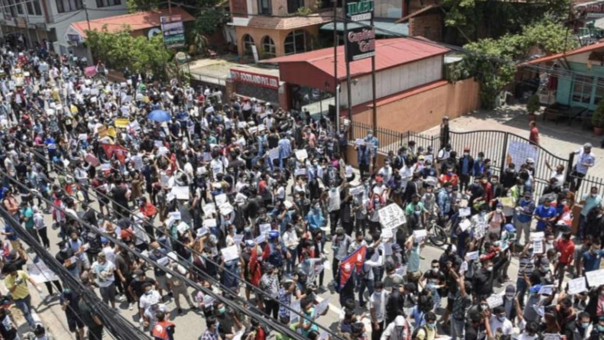 UML affiliate youth organization movement in Nepal tomorrow