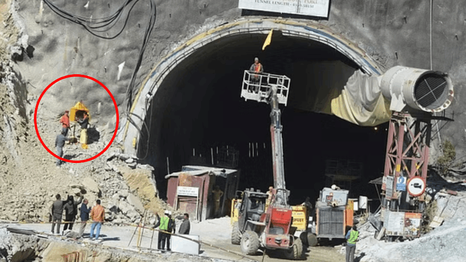 Silkyara Tunnel Accident: company established the temple of Boukhnag deity outside the tunnel.