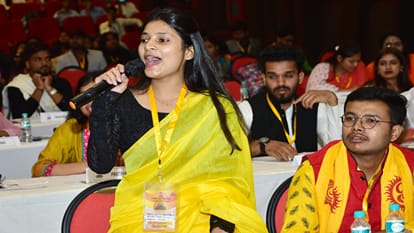 Youth Parliament: 'Modi' and 'Rahul' face to face, heated debate between ruling and opposition on national iss