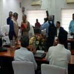 वन महानिदेशक चंद्रप्रकाश गोयल व कोल इंडिया के चेयरमैन पीएम प्रसाद