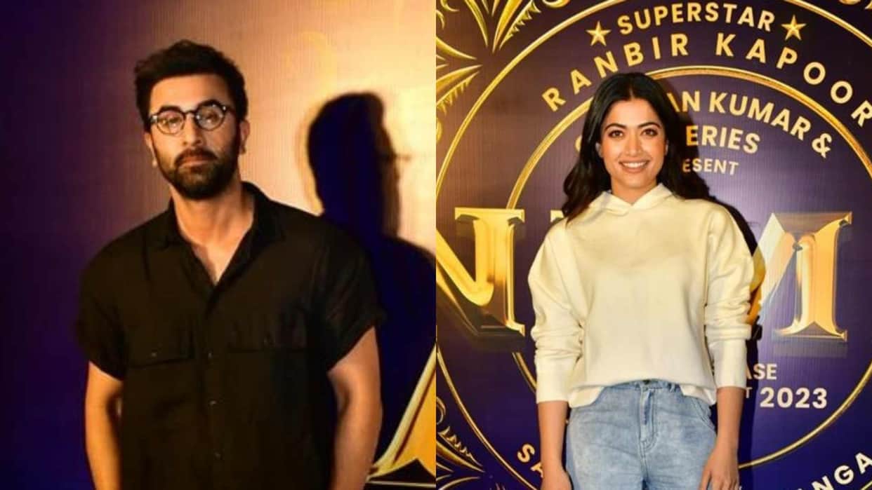 Animal Trailer Preview in Mumbai becomes a rage at t series office Ranbir Kapoor Rashmika Mandana Bobby Deol
