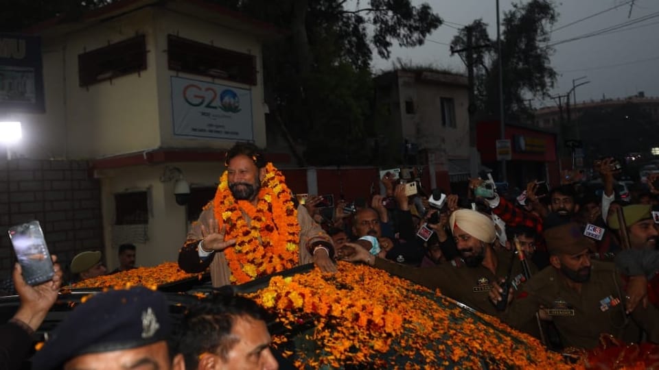 Jammu: Former minister Chaudhary Lal Singh arrested in money laundering case gets bail.
