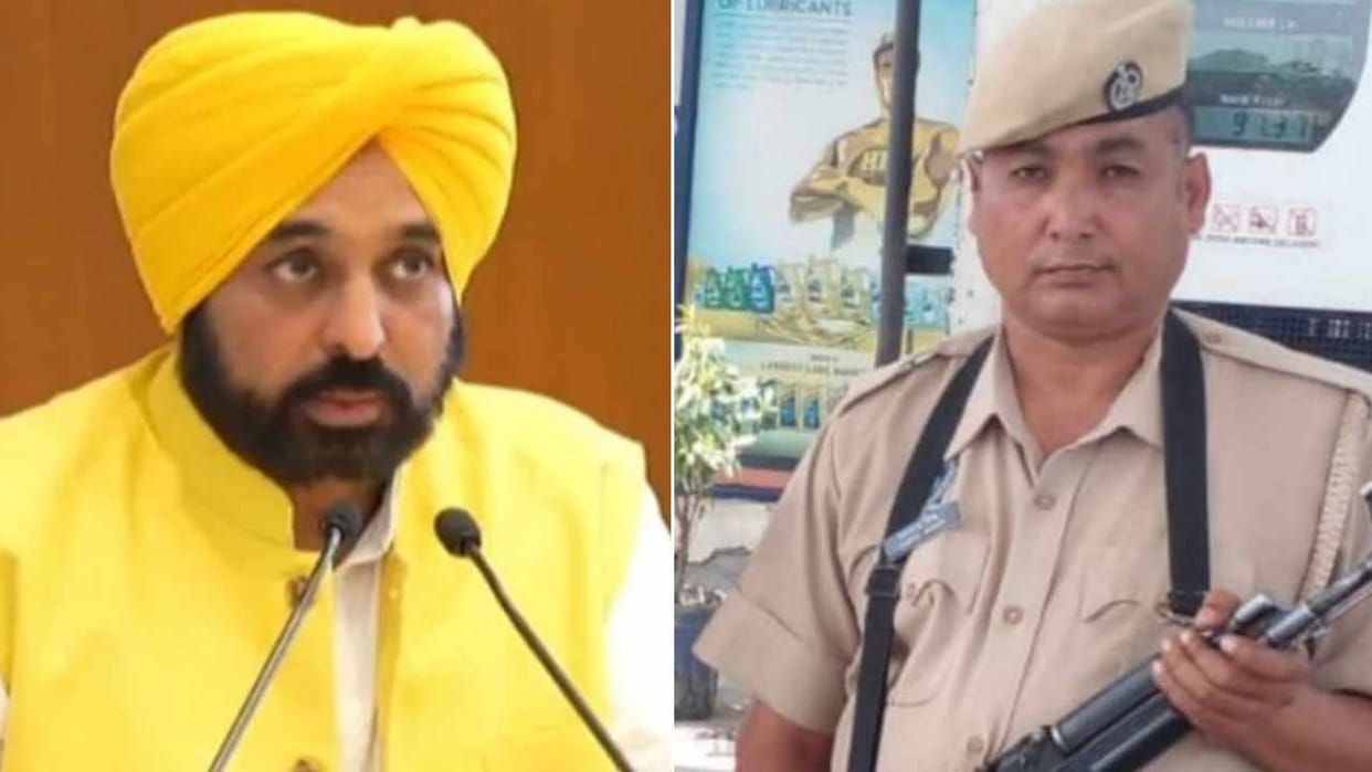 CM Bhagwant Maan expressed grief over the death of Home Guard jawan in Sultanpur Lodhi