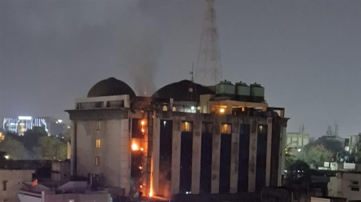 Raipur Fire News: Fire broke out in Raipur Babylon Hotel
